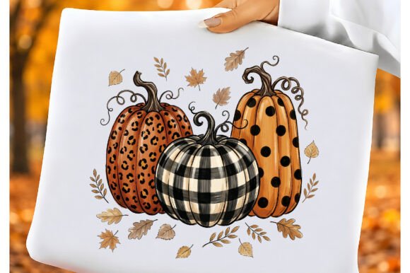 Download Buffalo Plaid Fall Leopard Pumpkin PNG - Buffalo Collection