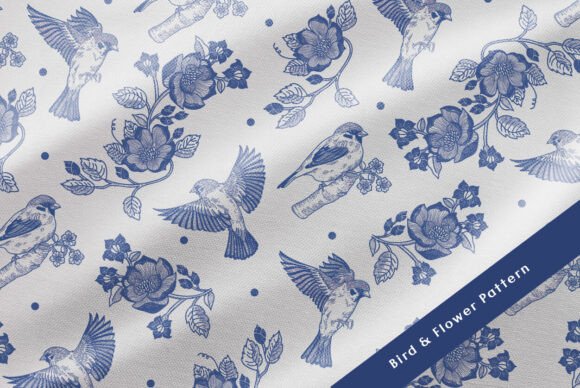 Download Blue Bird Luxury Pattern - Luxury pattern Collection
