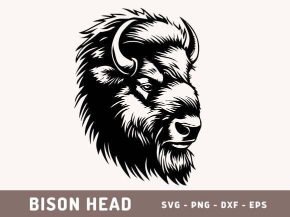 Download Bison SVG, Buffalo Head Cricut - Buffalo Collection
