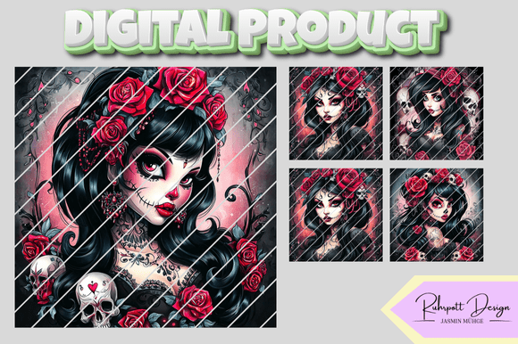 Download Dark Roses Catrina - Premium Resources